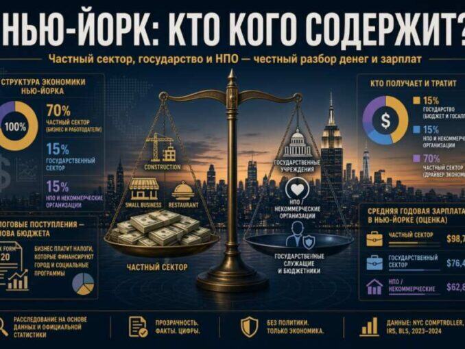 Нью-Йорк: на шее у  работяг — капиталистов? - news image