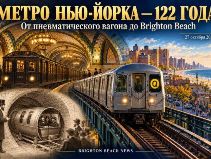 Нью-йоркскому метро сегодня  — 122 года: пять центов за поездку, мэр за пультом и брайтонская история - news image