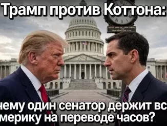 Трамп против Коттона: почему один сенатор держит всю Америку на переводе часов? - news image