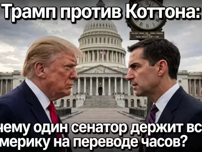Трамп против Коттона: почему один сенатор держит всю Америку на переводе часов? - news image