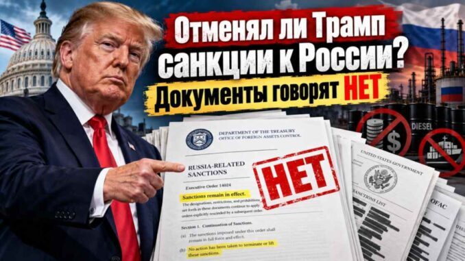 Отменял ли Трамп санкции к России? Документы Госдепа опровергают ложь  СМИ - news image