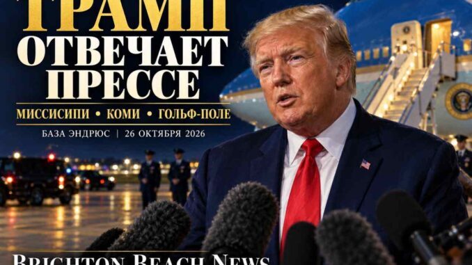 Трамп после поездки в Миссисипи: поддержка Хайд-Смит, критика Коми и спор о гольф-поле в Вашингтоне - news image