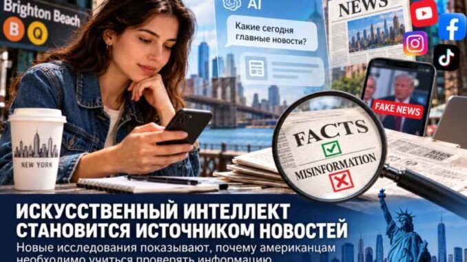 Искусственный интеллект становится источником новостей: новые исследования показывают, почему американцам необходимо учиться проверять информацию - news image