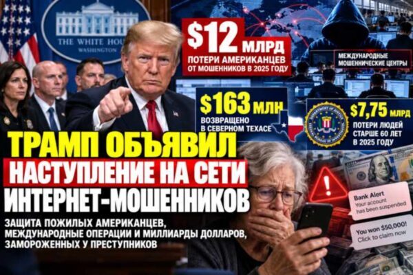 Трамп объявил наступление на международные сети интернет-мошенников: миллиарды долларов потерь и защита пожилых американцев - news image