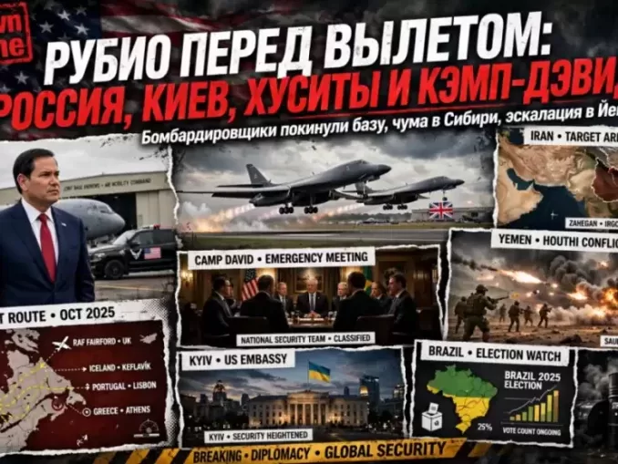 РУБИО ПЕРЕД ВЫЛЕТОМ: Россия, Киев, хуситы и закрытая встреча в Кэмп-Дэвиде - news image