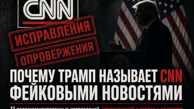 Почему Трамп называет CNN «Fake News»: 11 случаев, когда сама CNN подтверждали эти претензии - news image