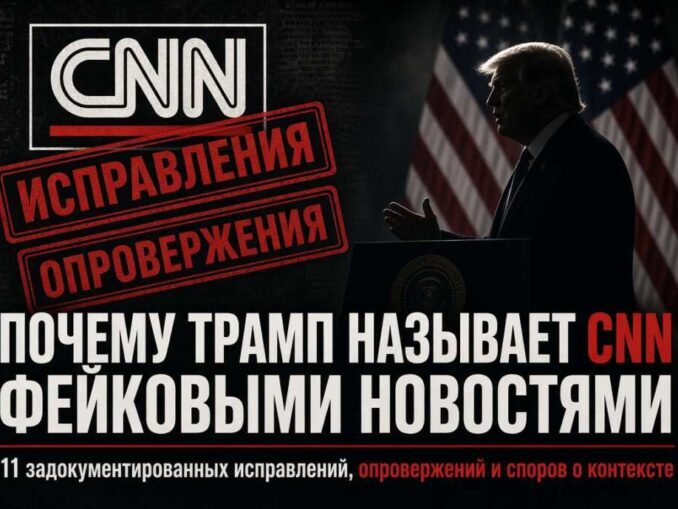 Почему Трамп называет CNN «Fake News»: 11 случаев, когда сама CNN подтверждали эти претензии - news image